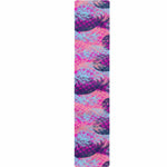 Neon Trippy Pineapple Pattern Print Table Runner