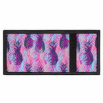 Neon Trippy Pineapple Pattern Print Trifold Wallet