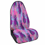 Neon Trippy Pineapple Pattern Print Waterproof Car Seat Cover