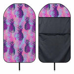 Neon Trippy Pineapple Pattern Print Waterproof Car Seat Cover