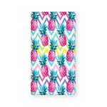 Neon Zig Zag Pineapple Pattern Print Baby Crib Sheet