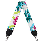 Neon Zig Zag Pineapple Pattern Print Bag Strap