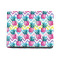 Neon Zig Zag Pineapple Pattern Print Bifold Wallet