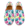 Neon Zig Zag Pineapple Pattern Print Casual Shoes