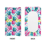 Neon Zig Zag Pineapple Pattern Print Changing Pad Cover