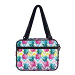 Neon Zig Zag Pineapple Pattern Print Double Strap Bible Bag