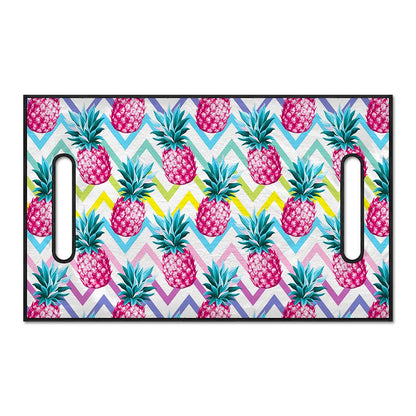 Neon Zig Zag Pineapple Pattern Print Golf Cart Seat Cover