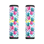 Neon Zig Zag Pineapple Pattern Print Handle Covers