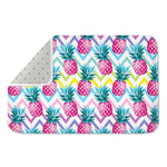 Neon Zig Zag Pineapple Pattern Print Indoor Door Mat