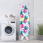 Neon Zig Zag Pineapple Pattern Print Ironing Board Cover