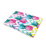 Neon Zig Zag Pineapple Pattern Print Pet Cooling Mat Cover