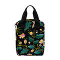 Night Floral Unicorn Pattern Print Bible Tote Bag