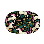 Night Floral Unicorn Pattern Print Car Side Mirror Covers
