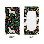 Night Floral Unicorn Pattern Print Changing Pad Cover