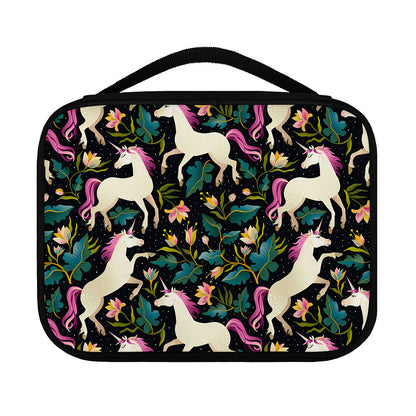Night Floral Unicorn Pattern Print Classic Bible Case