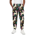 Night Floral Unicorn Pattern Print Cotton Sweatpants