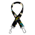Night Floral Unicorn Pattern Print Dog Seat Belt