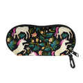 Night Floral Unicorn Pattern Print Glasses Case