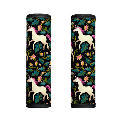 Night Floral Unicorn Pattern Print Handle Covers