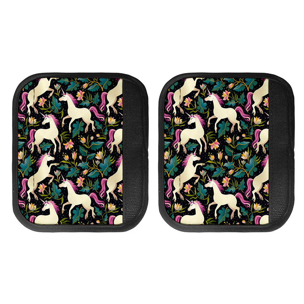 Night Floral Unicorn Pattern Print Handle Covers