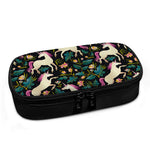 Night Floral Unicorn Pattern Print Insulin Cooler Travel Case