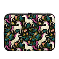 Night Floral Unicorn Pattern Print Laptop Sleeve