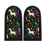Night Floral Unicorn Pattern Print Skillet Handle Cover