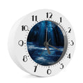 Night Forest And Moonlight Print Alarm Clock