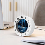Night Forest And Moonlight Print Alarm Clock