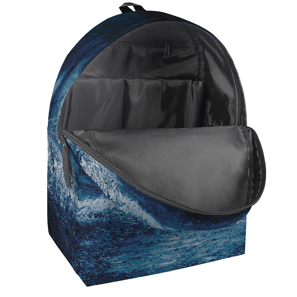 Night Forest And Moonlight Print Backpack