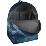 Night Forest And Moonlight Print Backpack