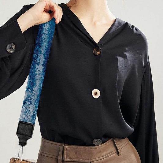 Night Forest And Moonlight Print Bag Strap