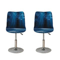 Night Forest And Moonlight Print Bar Stool Covers