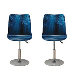 Night Forest And Moonlight Print Bar Stool Covers