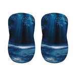 Night Forest And Moonlight Print Bar Stool Covers