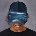 Night Forest And Moonlight Print Baseball Cap