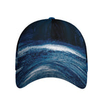 Night Forest And Moonlight Print Baseball Cap