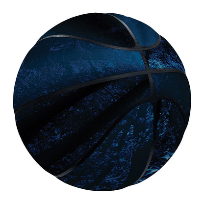 Night Forest And Moonlight Print Basketball