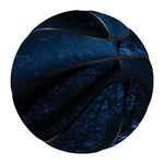 Night Forest And Moonlight Print Basketball
