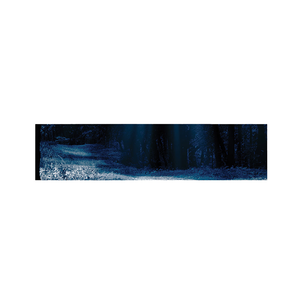 Night Forest And Moonlight Print Bed Runner