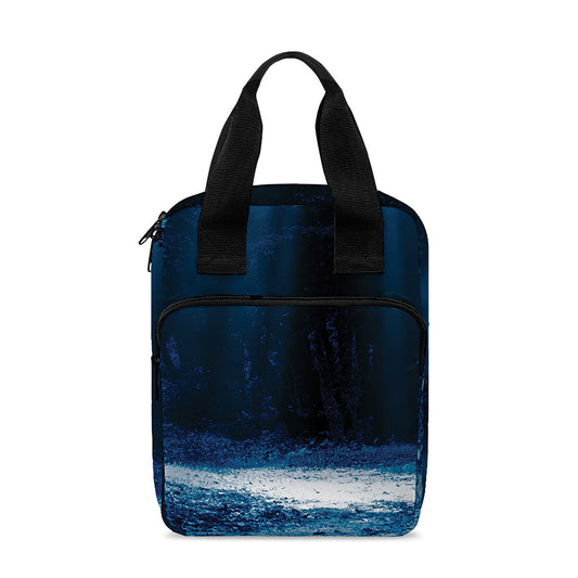 Night Forest And Moonlight Print Bible Tote Bag