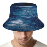 Night Forest And Moonlight Print Bucket Hat