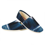 Night Forest And Moonlight Print Casual Shoes