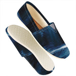 Night Forest And Moonlight Print Casual Shoes