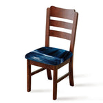 Night Forest And Moonlight Print Chair Cushion Cover