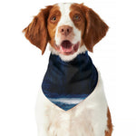 Night Forest And Moonlight Print Dog Bandana