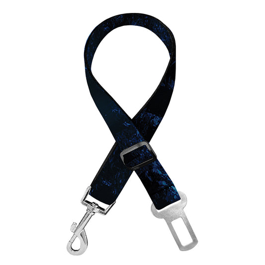 Night Forest And Moonlight Print Dog Seat Belt