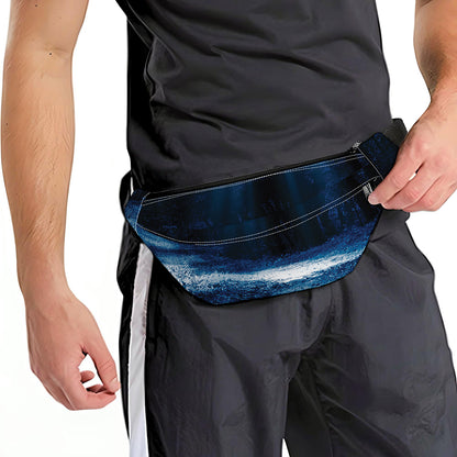 Night Forest And Moonlight Print Fanny Pack