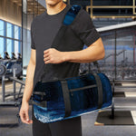 Night Forest And Moonlight Print Gym Bag