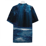 Night Forest And Moonlight Print Hawaiian Shirt